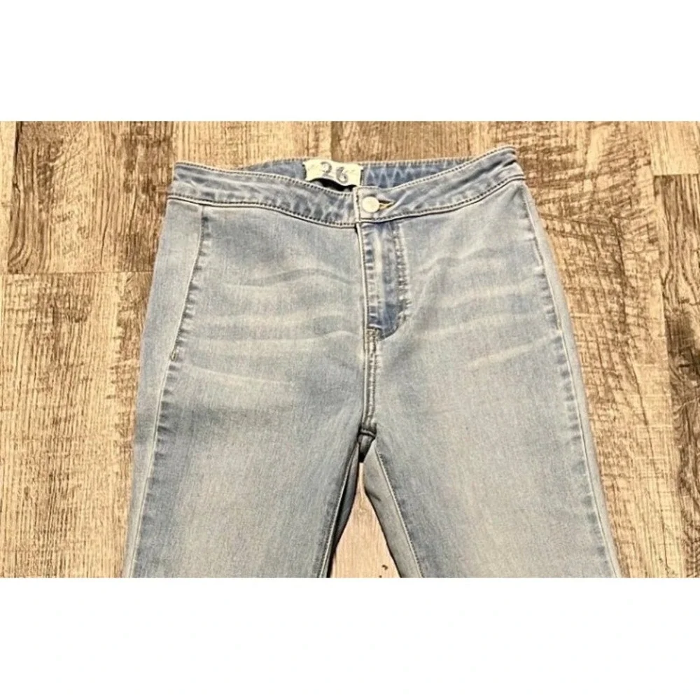 We The Free Just Float On Flare Jeans Size 26 Light Wash Bell Bottom Boho